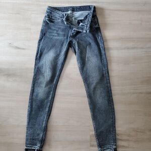 Women's All Saints Mast Skinny Gray Jeans